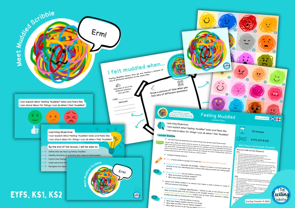 The Scribbles Crew Lesson Plans Emotional Literacy Curriculum Exciting Teacher
