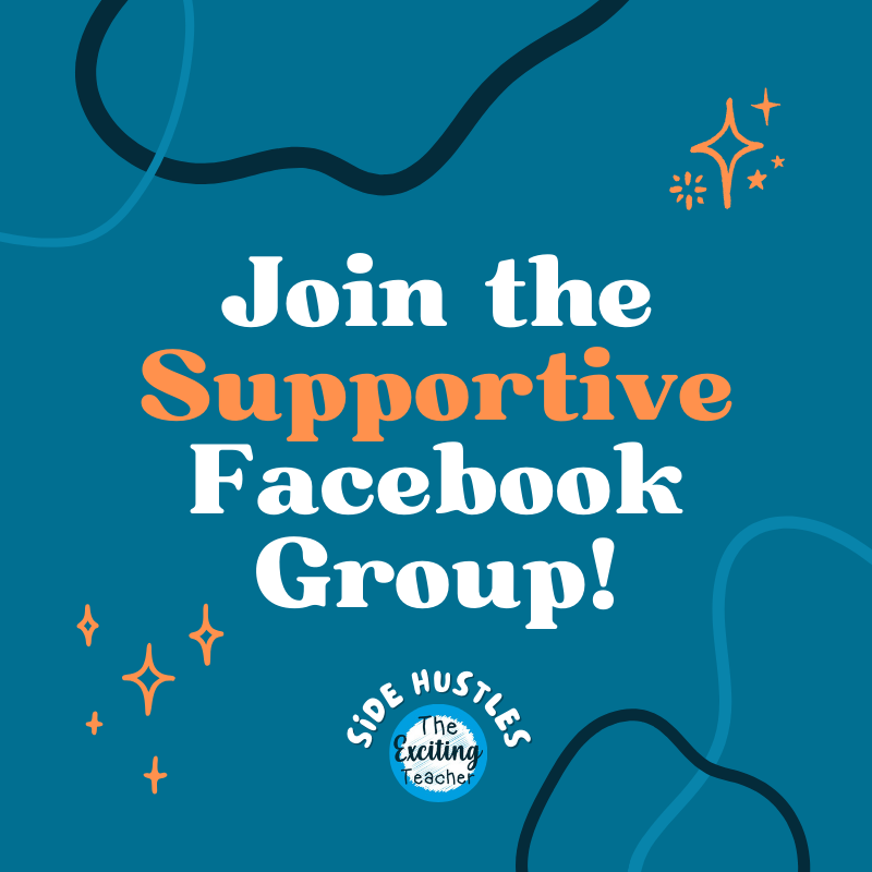 Exciting Teacher Side Hustles Buttons